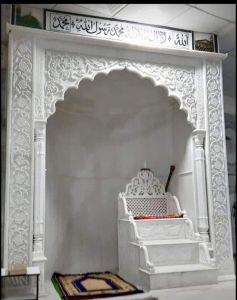 Makrana White Marble Masjid Qibla