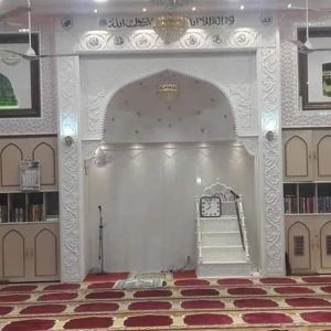 Makrana White Marble Masjid Qibla