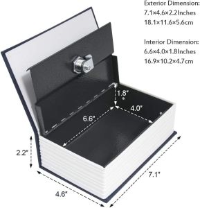 Book Safe Key Lock