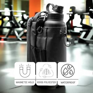 Faux Leather Gym Bag
