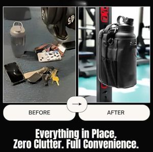 Faux Leather Gym Bag