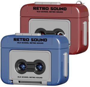 Mini Retro Cassette Tape Recorder Keychain