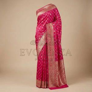 Pink Zariya Vistara Silk Weave Saree