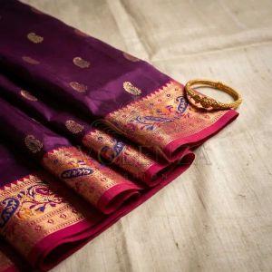 Purple Noor Rangvati Wedding Silk Saree