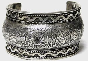 Oxidized Silver Bracelet