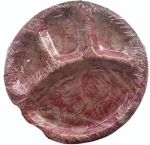 4 Compartment Buffet Paper Plate