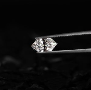 Elongated Hexagon Cut Lab Grown Diamond