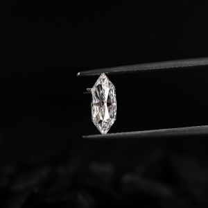 Elongated Hexagon Cut Lab Grown Diamond