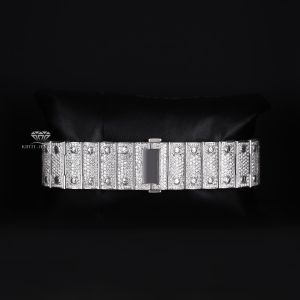 White Luxury Full Iced Out Moissanite Diamond Watch