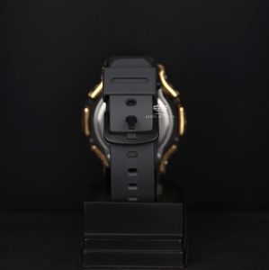 Rose Gold Dial  Analog Digital Quartz Iced Out Diamond Watch