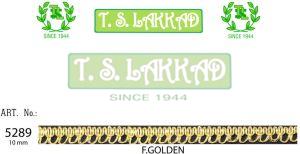 10mm Fine Loop Metallic Lace Trim
