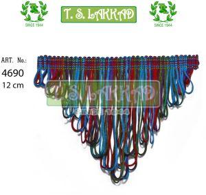 12cm Multi Color Loop Fringe Tassel Trim
