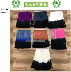 20 Inch Multi Color Ombre Fringe Tassel Trim
