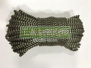 Black &AMP; Golden Zigzag Braided Polyester Cord Rope