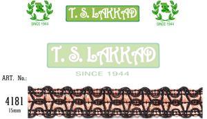 Dual Tone Wave Crochet Border Lace Trim