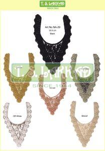 Elegant Floral Lace Designer Neckline Patch