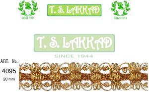 Golden Designer Lace Trim