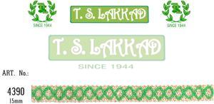 Green &AMP; Golden Narrow Lace Trim