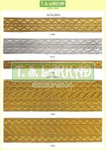 Heritage Pattern Metallic Uniform Lace Trim