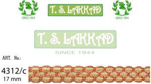 Oval Loop Beaded Style Decorative Lace Trim