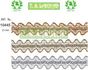Premium Metallic Scallop Designer Lace Trim