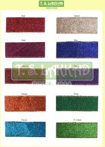 Shimmer Finish Metallic Ribbon Lace Trim