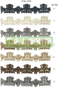 Vintage Floral Cutwork Embroidery Lace Border Trim