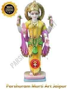 Hand Carved Marble Laxmi Mata Murti