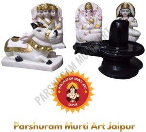 Marble Shiv Parivar Murti
