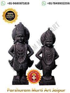 marble vitthal rukmini statue