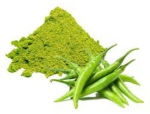Dehydrated Green Chilli Powder