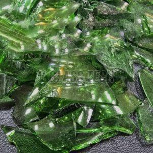 20–50mm Green Glass Lumps