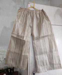 Beige Solid Palazzo