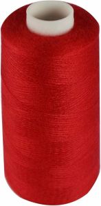 Cherry Red 2 Ply Spun Polyester Sewing Thread
