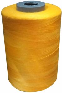 Yellow 2 Ply Spun Polyester Sewing Thread