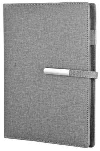 5000mAh Grey Jute Diary Power Bank