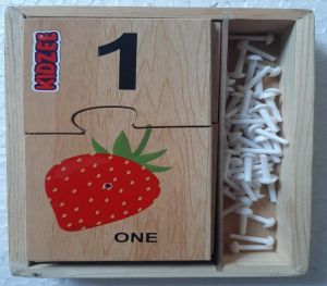 2 Piece Wooden Learning Puzzle