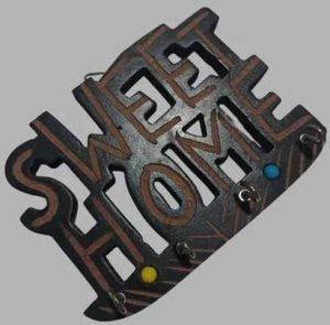 4 Hook MDF Key Chain Holder