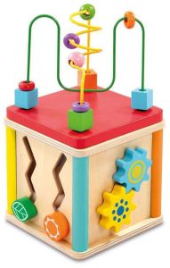 5 In 1 Activity Cube Wooden Educational Toy
