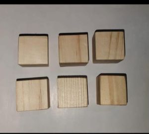 6 Pack Wooden Cube