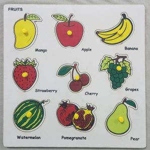 Fruit Image Wooden Puzzle