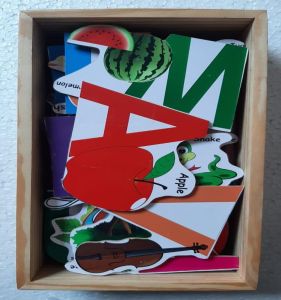 Wooden Cut Out Alphabet Puzzle