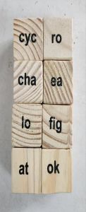 Wooden Educational Cubes Block