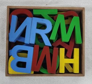 Wooden English Alphabet Abcd Puzzle