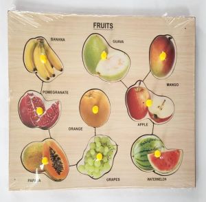 Wooden Fruit Knob Puzzle