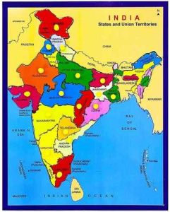 Wooden India Map Puzzle