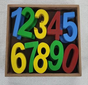 Wooden Number Puzzle Toy
