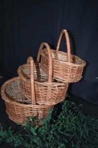 Wicker Handle Gift Basket Set