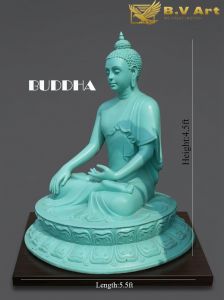 Blue Buddha Statue