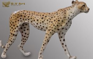 Cheetah Statue